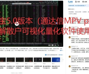 AI选谷宝5.0（通达信MPV Pro版本）散户可视化量化辅助软件